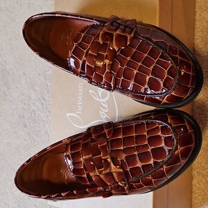 🛑CHRISRIAN LOUBOUTIN Penny Donna Flat Loafers